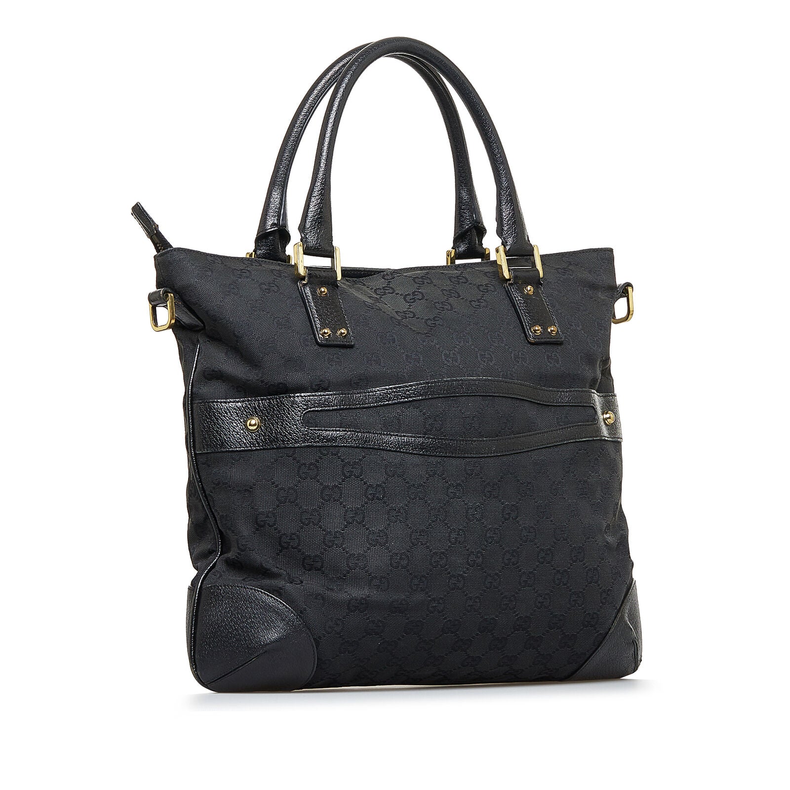 Gucci Monogram Canvas Shoulder Bag