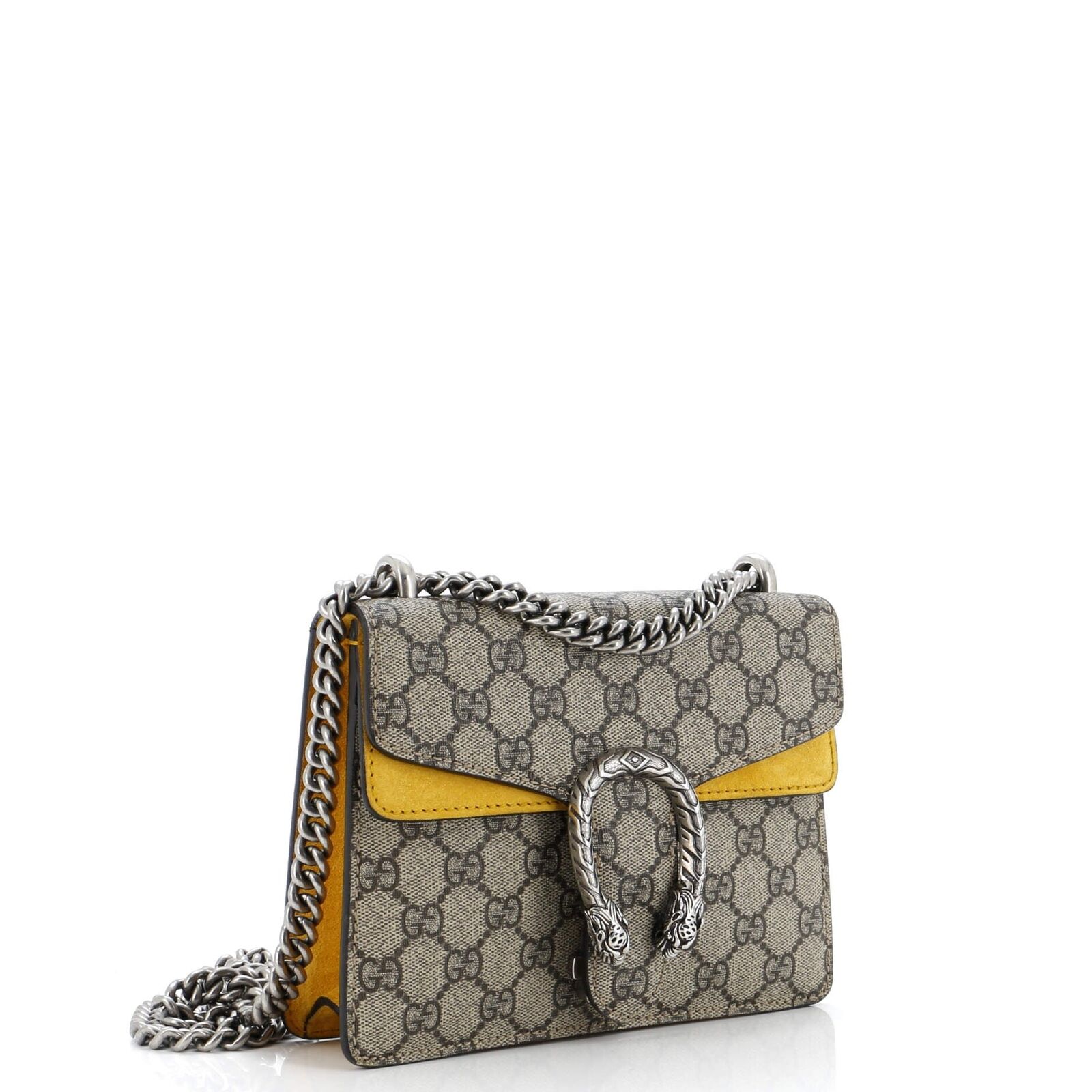 Gucci Monogram Chain Leather Shoulder Bag