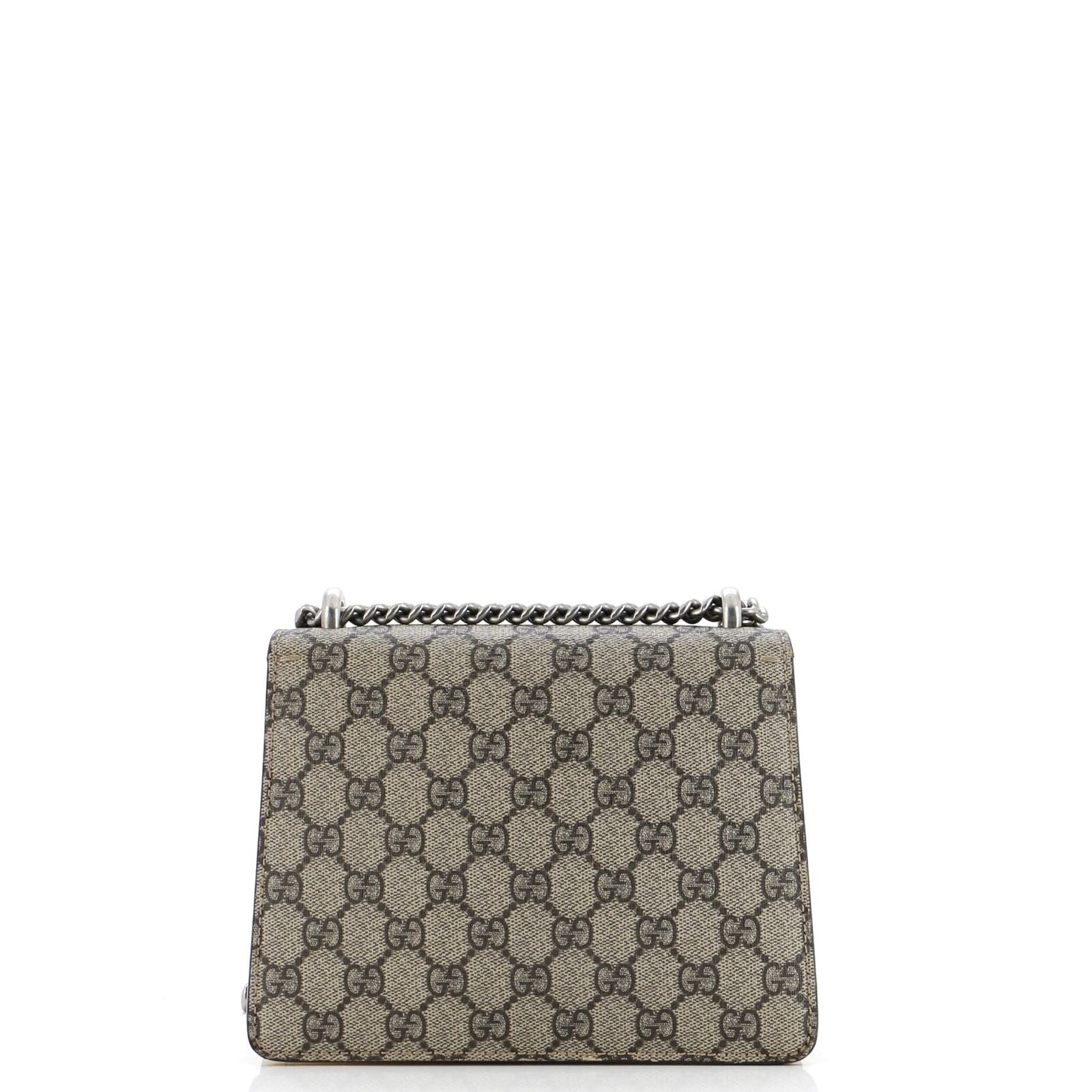 Gucci Monogram Chain Leather Shoulder Bag