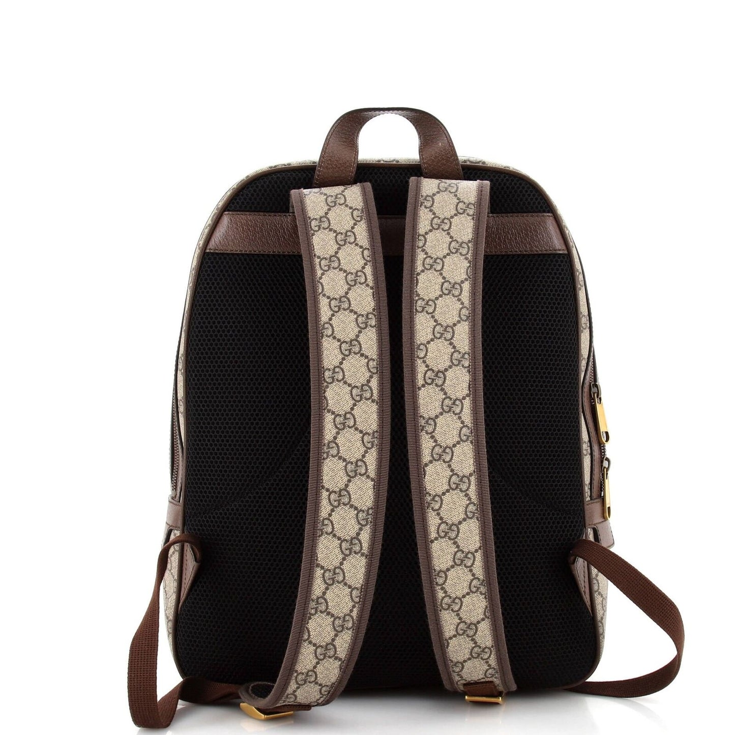 Gucci Leather Canvas Shoulder Bag