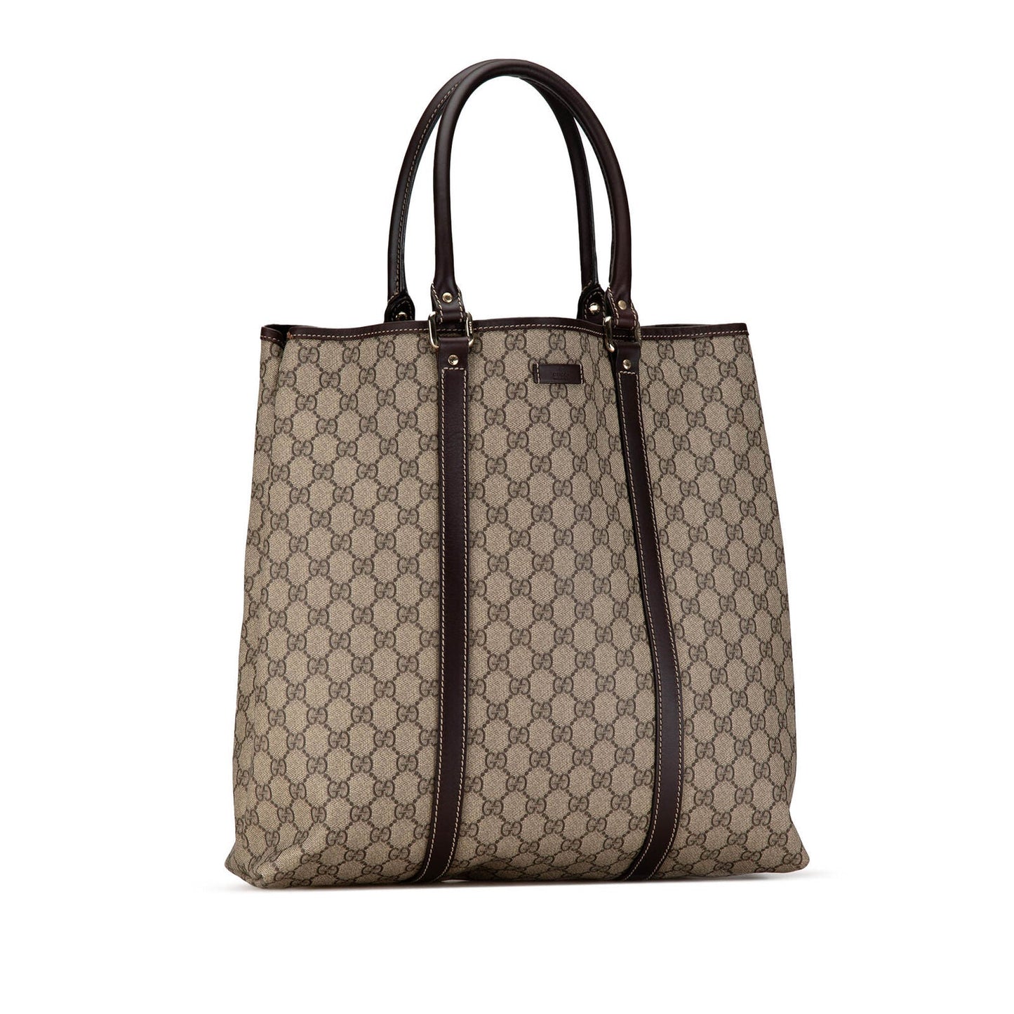 Gucci Leather Canvas Tote