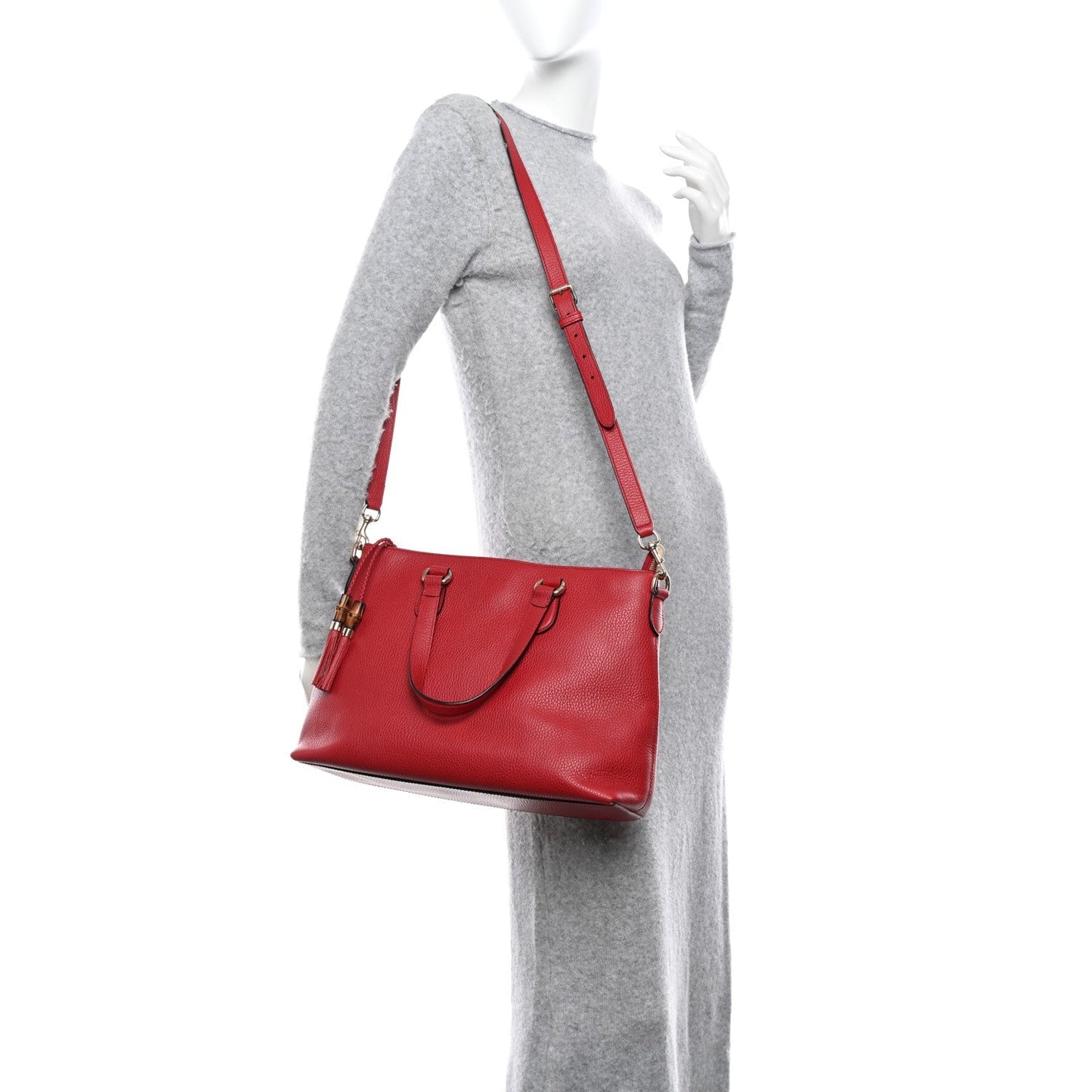 Gucci Leather Top Handle Tote