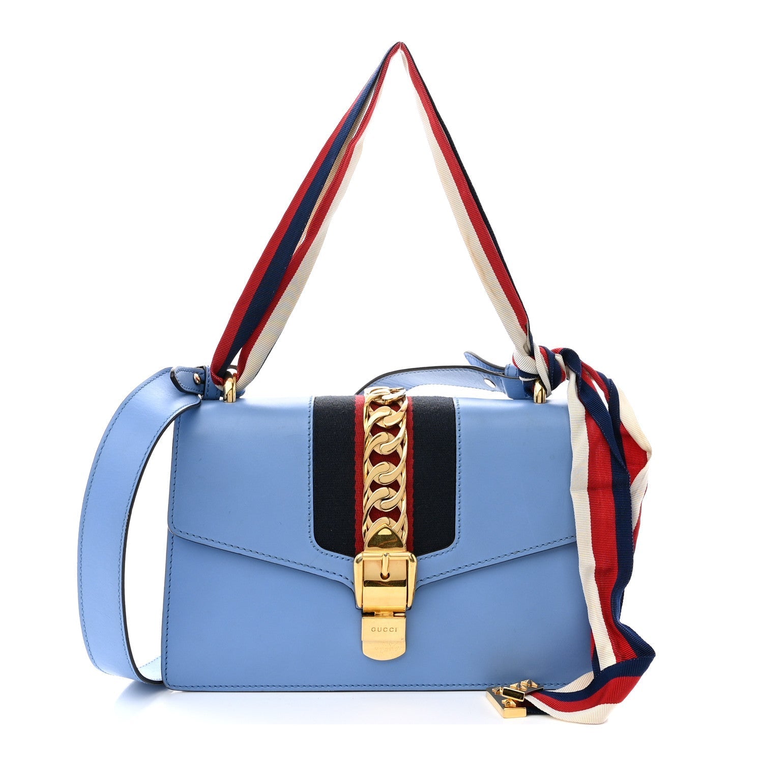 Gucci Chain Leather Shoulder Bag