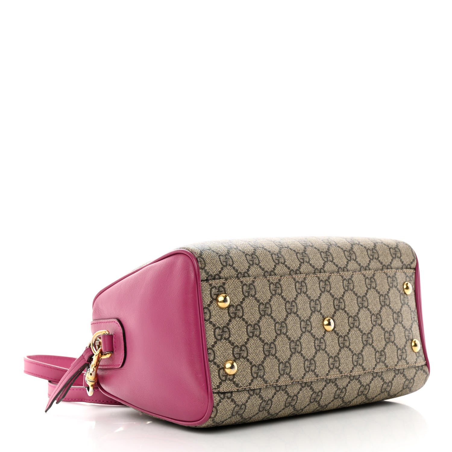 Gucci Leather Canvas Shoulder Bag