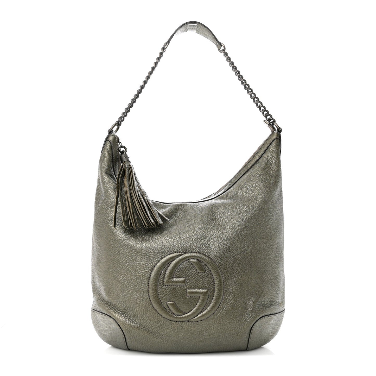 Gucci Chain Leather Tote