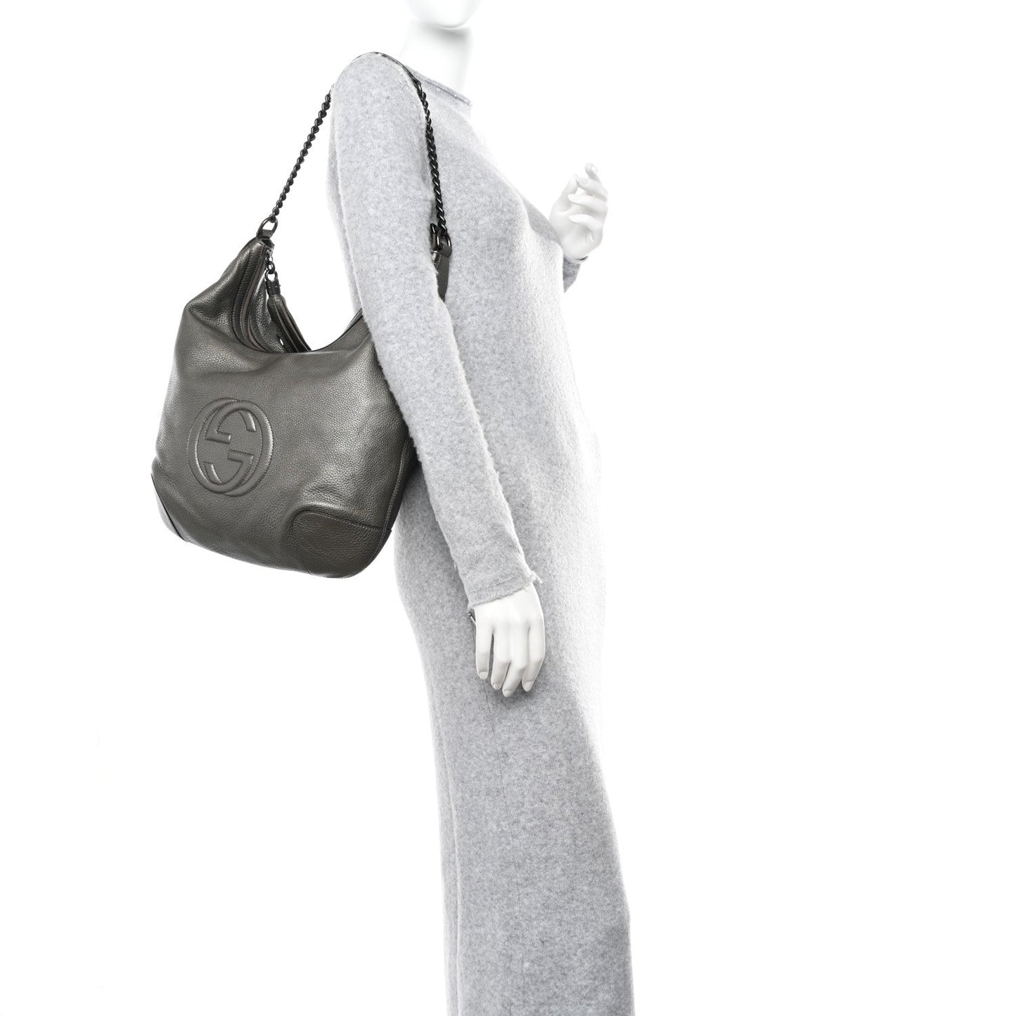 Gucci Chain Leather Tote