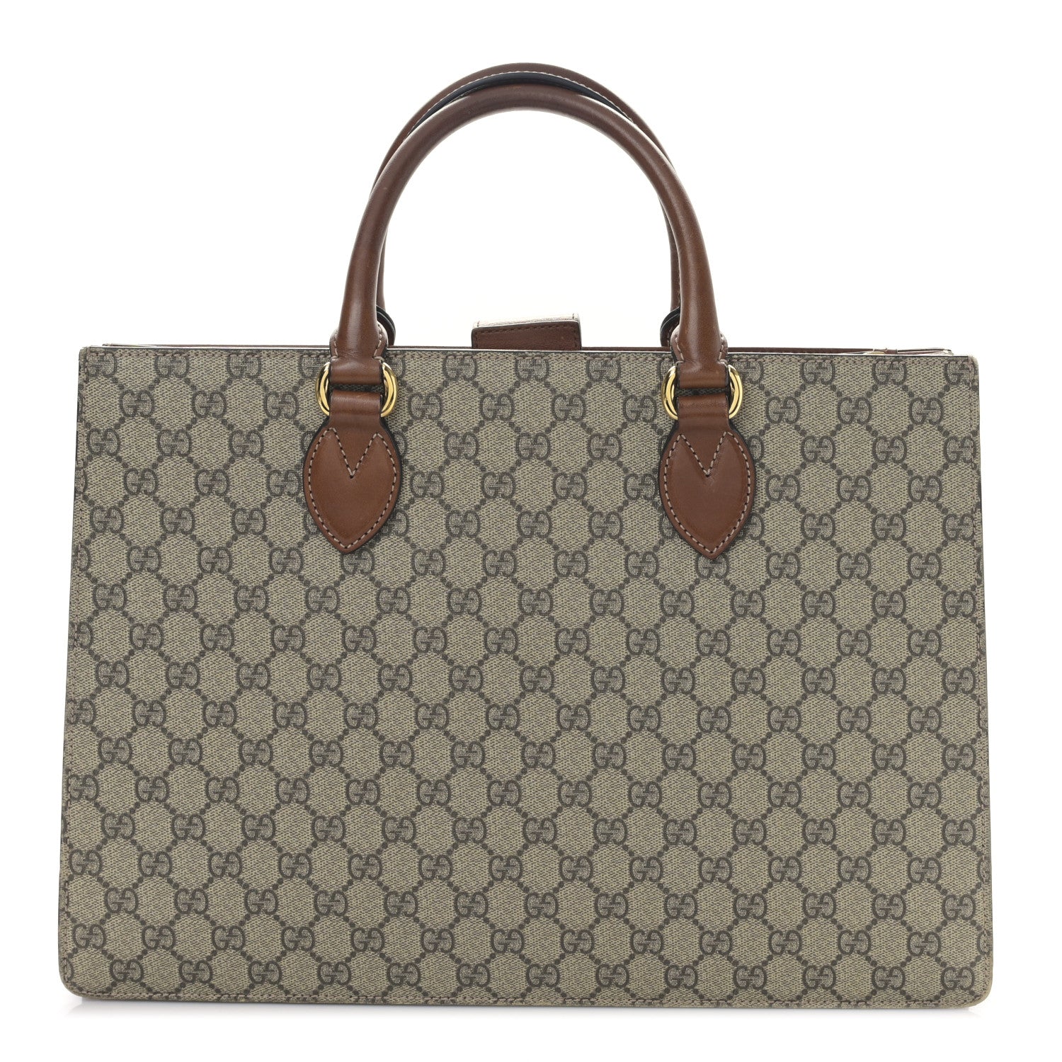 Gucci Canvas Top Handle Shoulder Bag