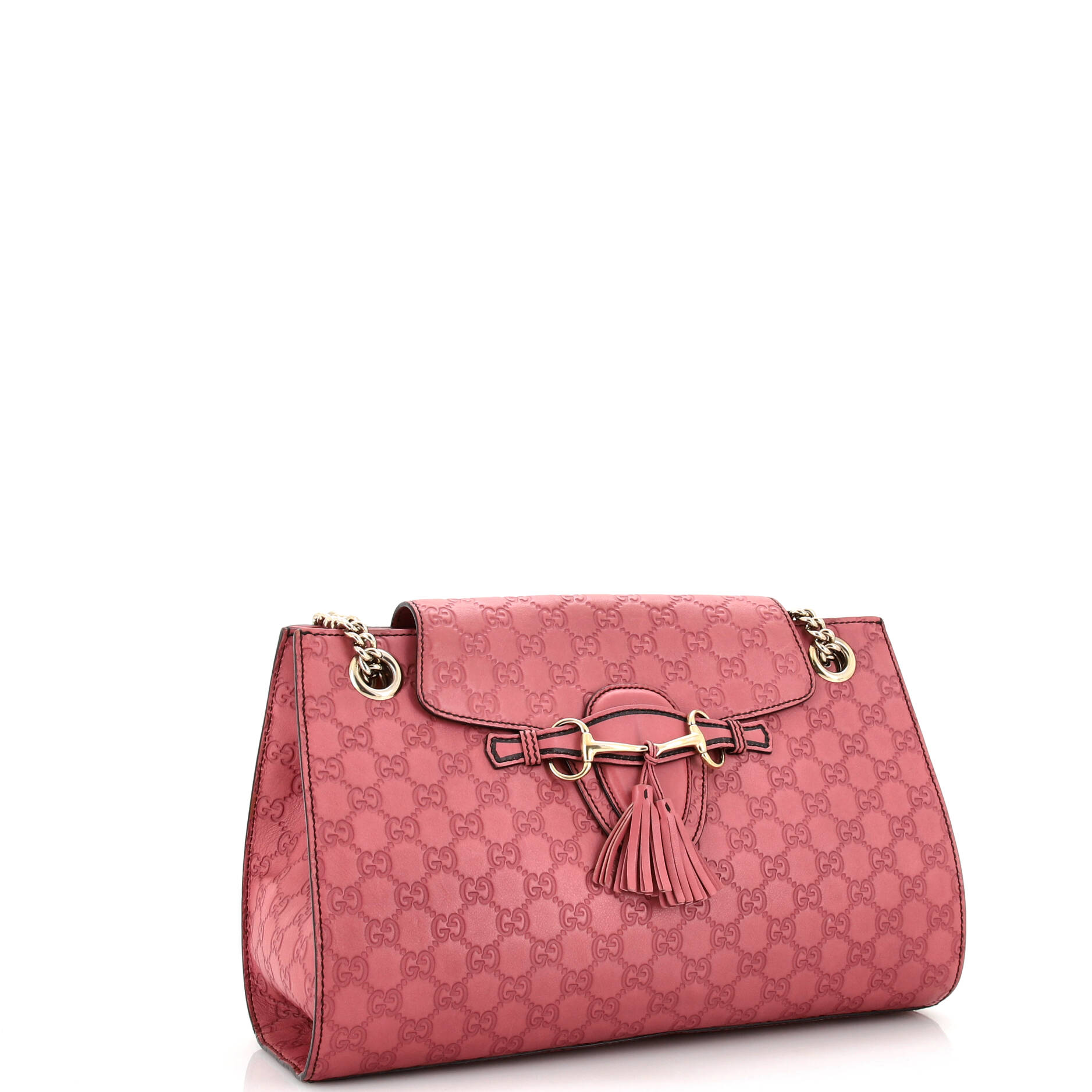 Gucci Monogram Chain Leather Crossbody