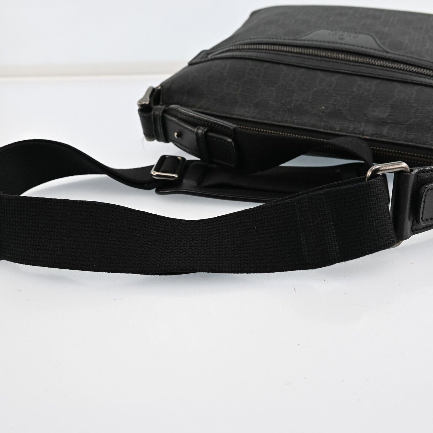 Gucci Lou Monogram Leather Shoulder Bag