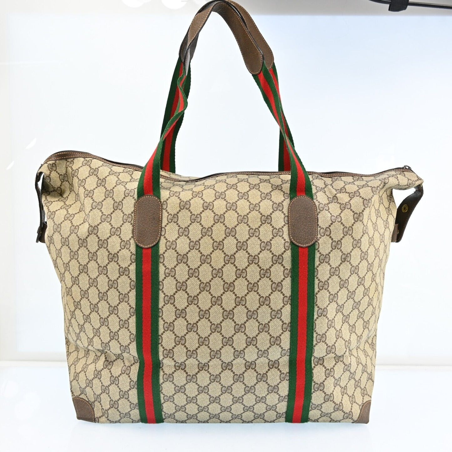 Gucci Lou Leather Top Handle Clutch