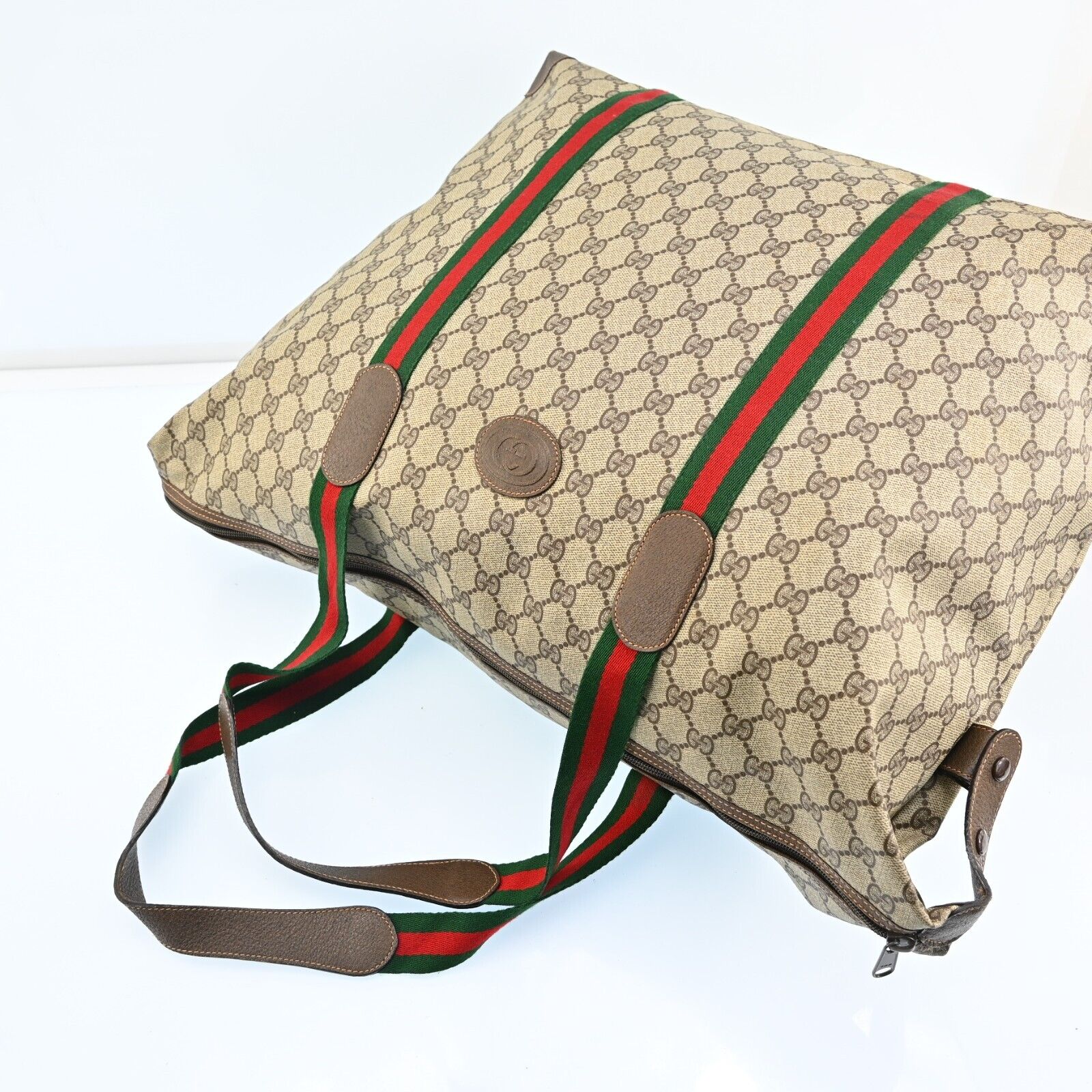 Gucci Lou Leather Top Handle Clutch