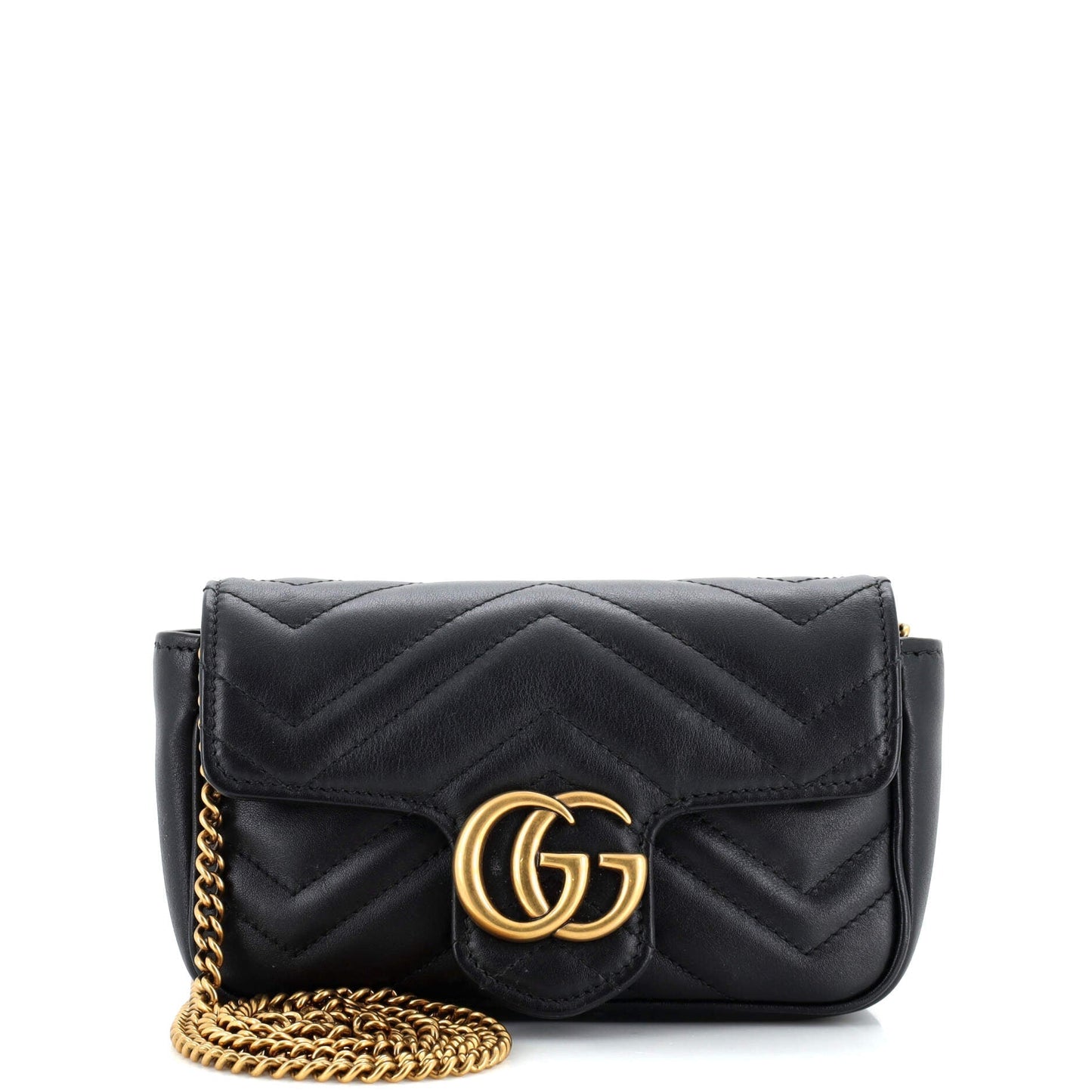 Gucci Chain Leather Shoulder Bag