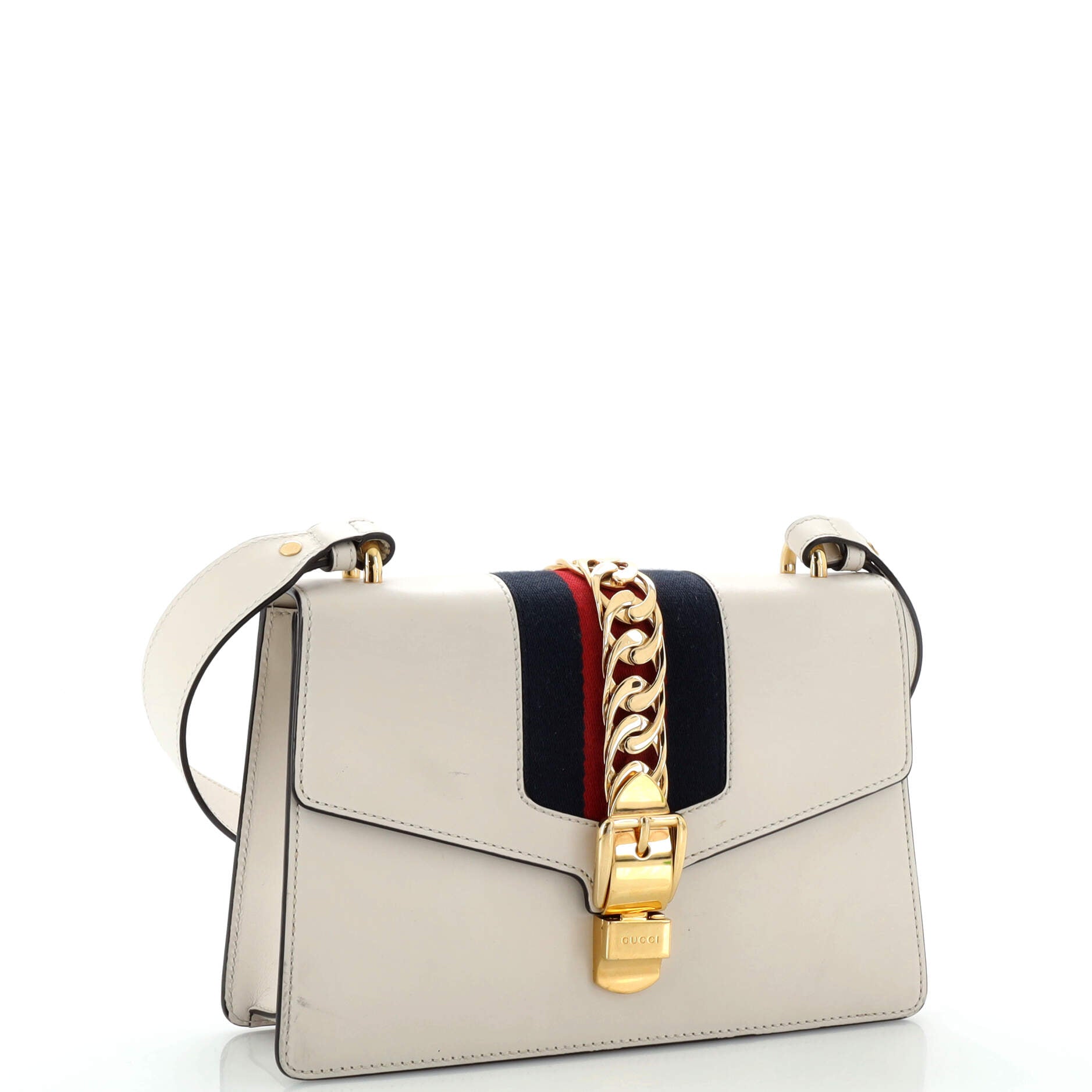Gucci Chain Leather Shoulder Bag