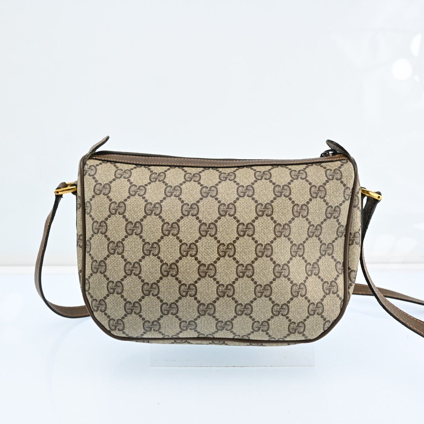 Gucci Monogram Leather Shoulder Bag