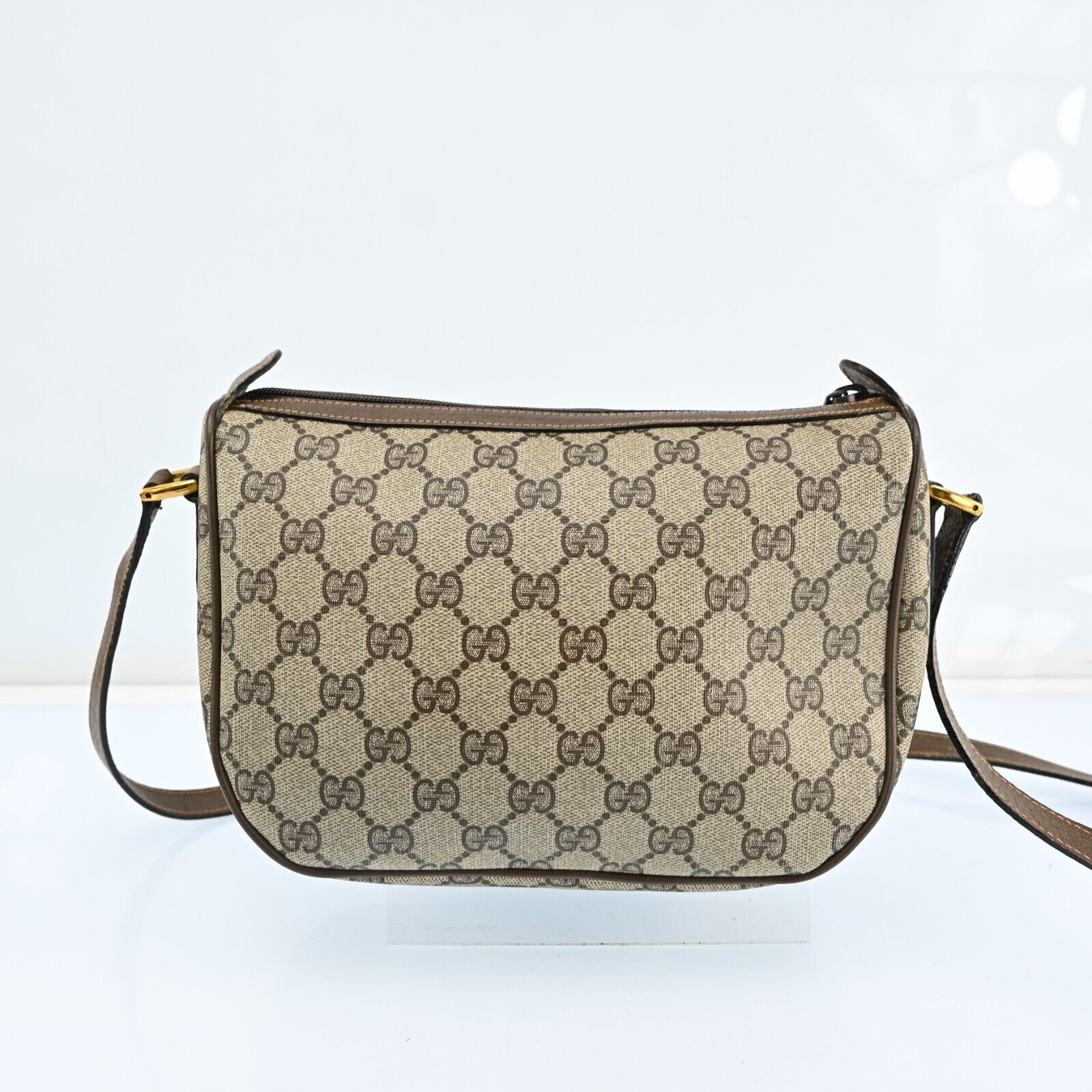 Gucci Monogram Leather Shoulder Bag