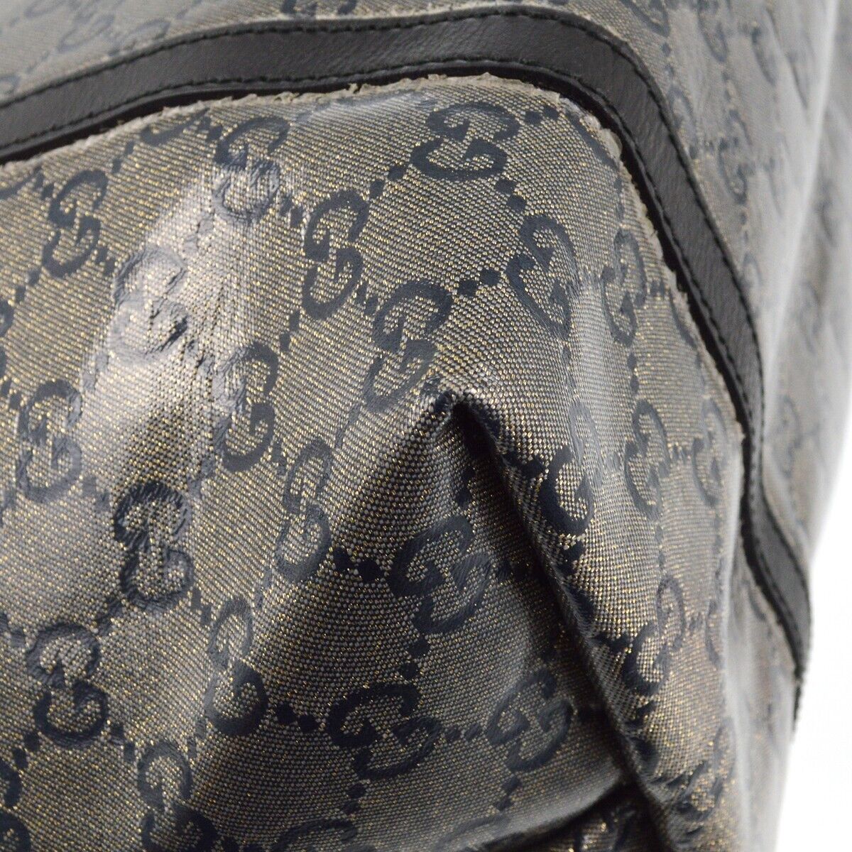 Gucci Monogram Leather Tote
