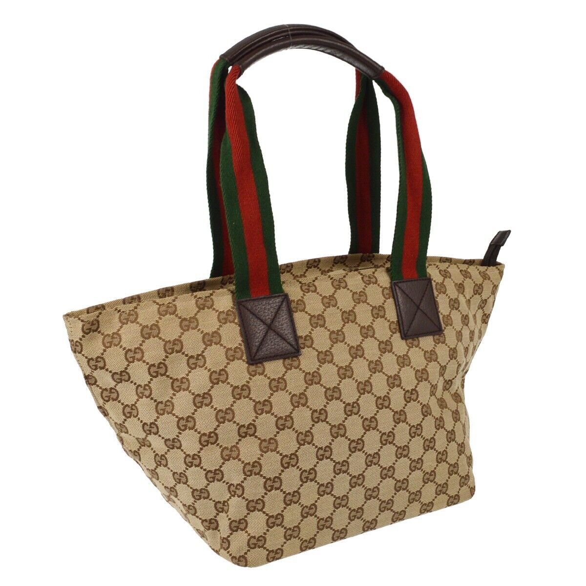 Gucci Leather Canvas Tote
