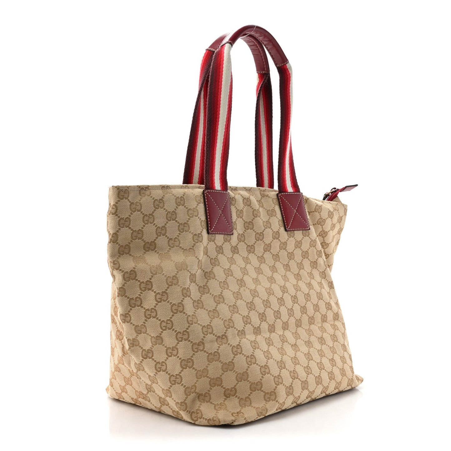 Gucci Leather Canvas Tote