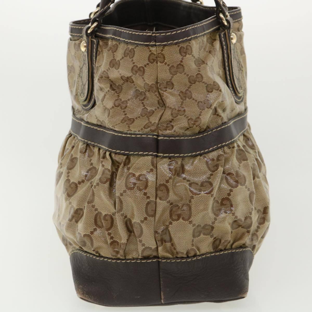Gucci Leather Canvas Tote