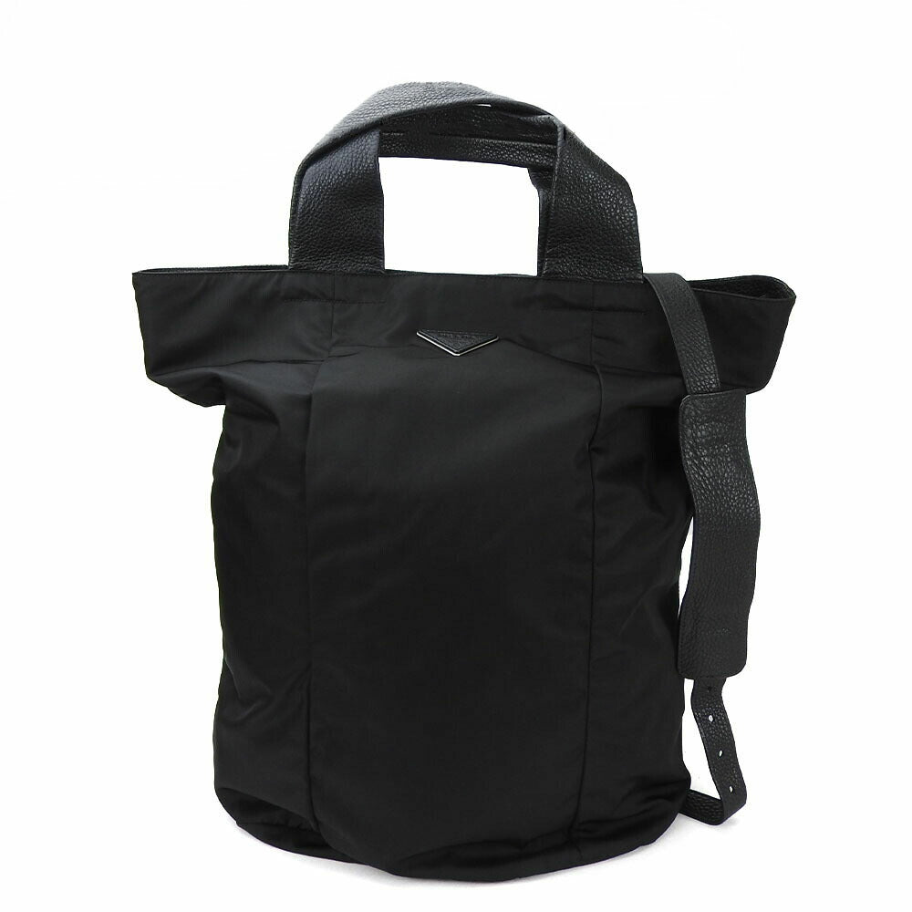 PRADA Tote Bag Nylon black 2Way Tote Bag Large