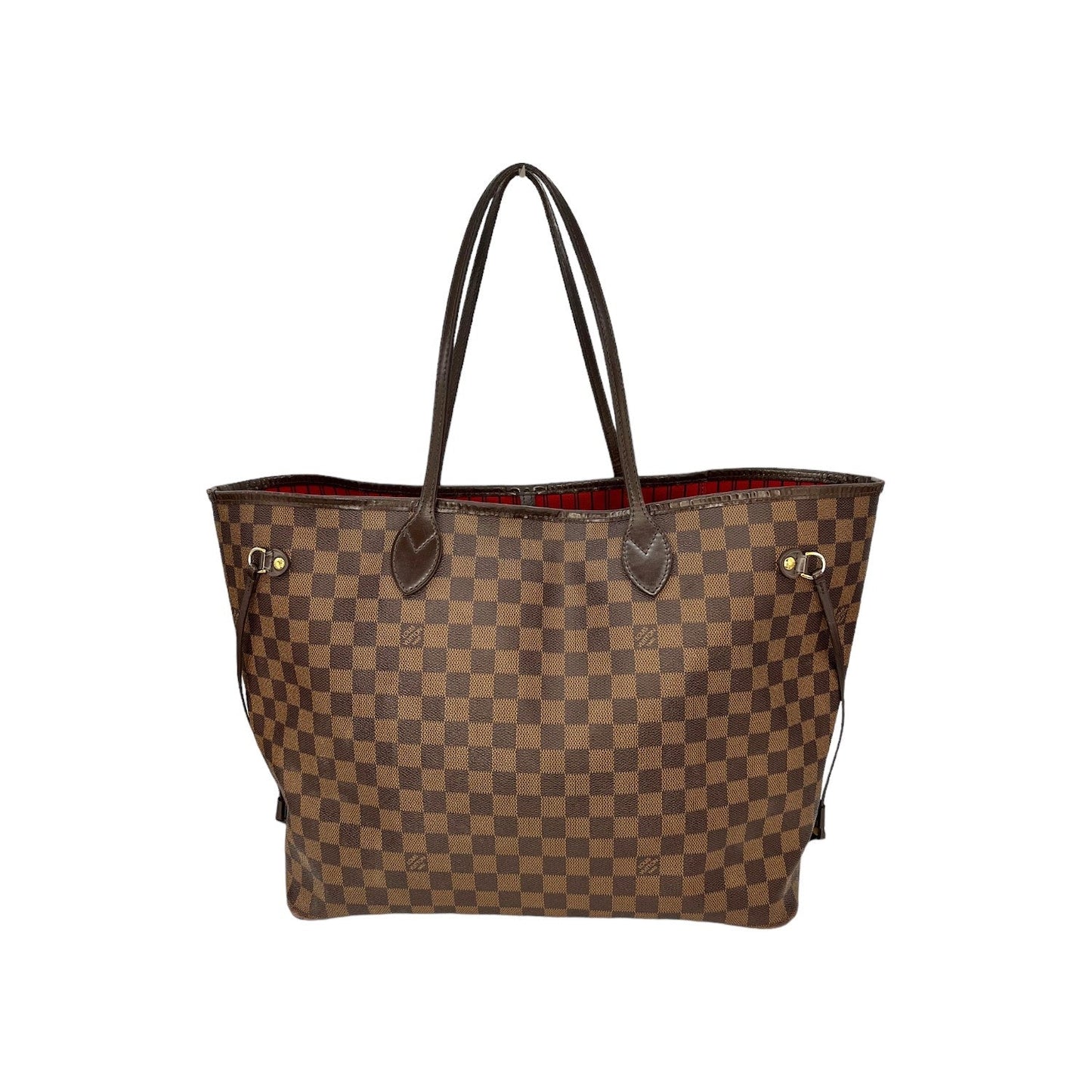 Louis Vuitton Damier Ebene Neverfull w/ Pouch GM Tote