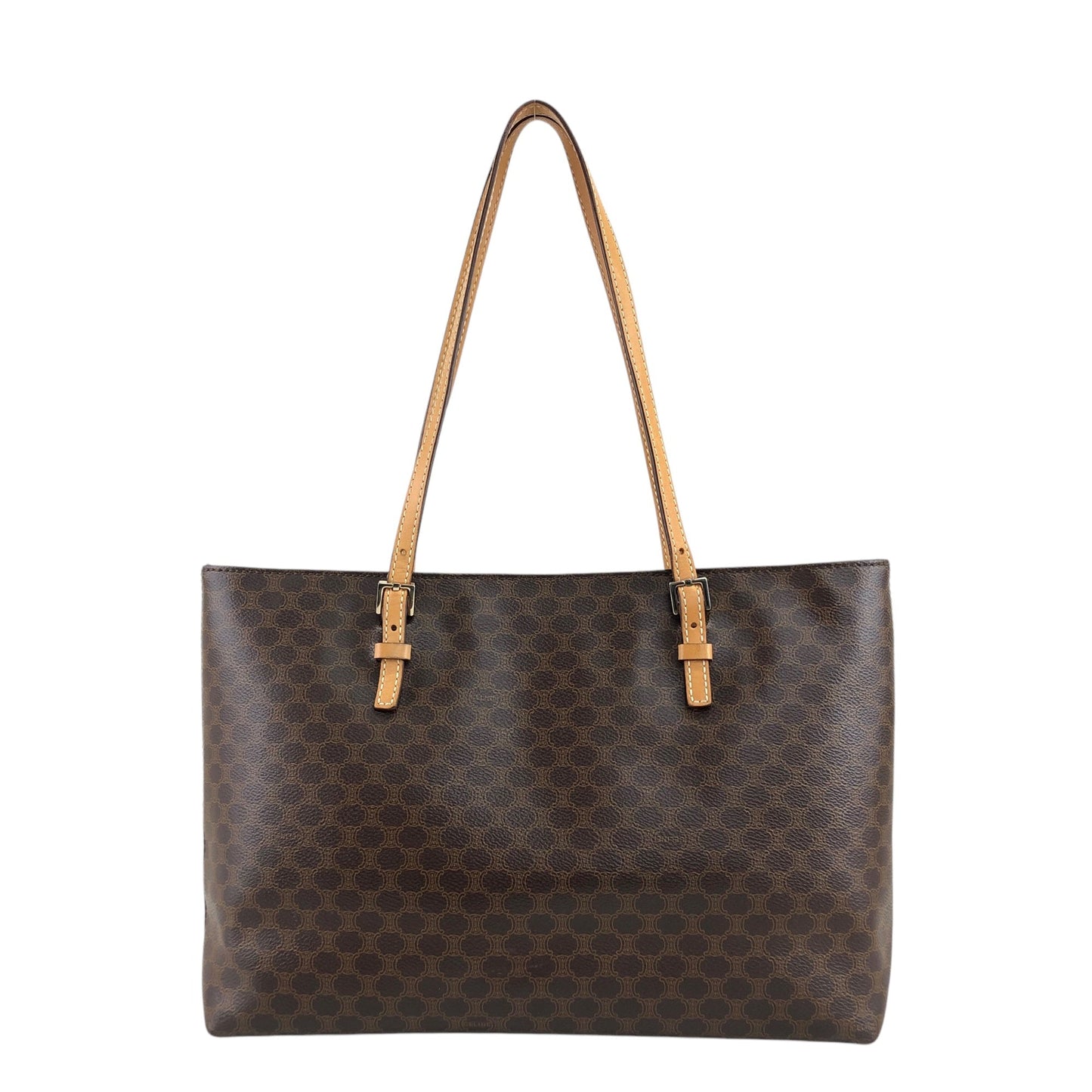 CELINE Macadam Shoulder bag Totebag Brown PP