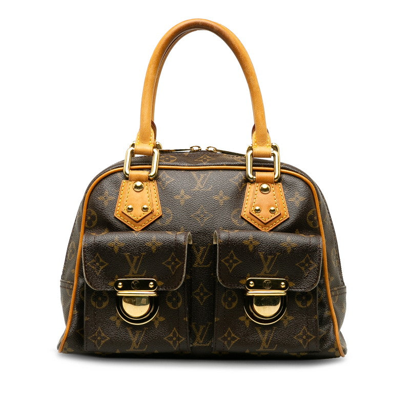 Louis Vuitton Monogram Handbag PVC/Leather Brown