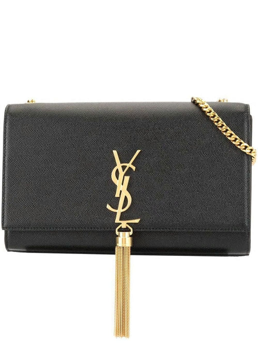 Luxury Saint Laurent Trending 2025 Women's Kate Medium Bag in Nero | 354119BOW0J