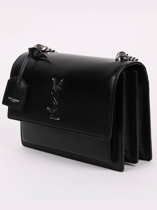 Luxury Saint Laurent Trending 2025 Sunset YSL medium chain shoulder bag 442906
