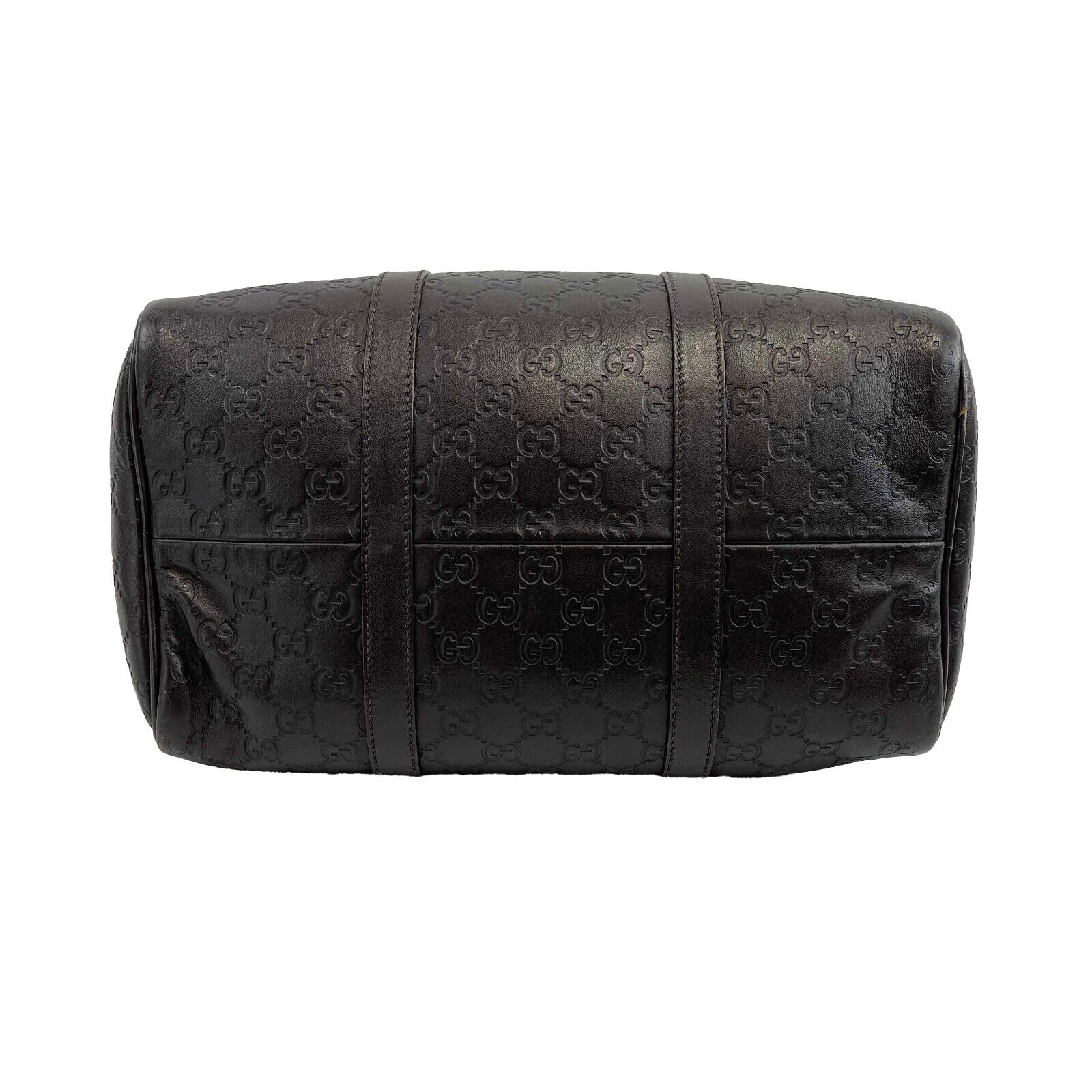 Gucci Monogram Leather Top Handle Shoulder Bag
