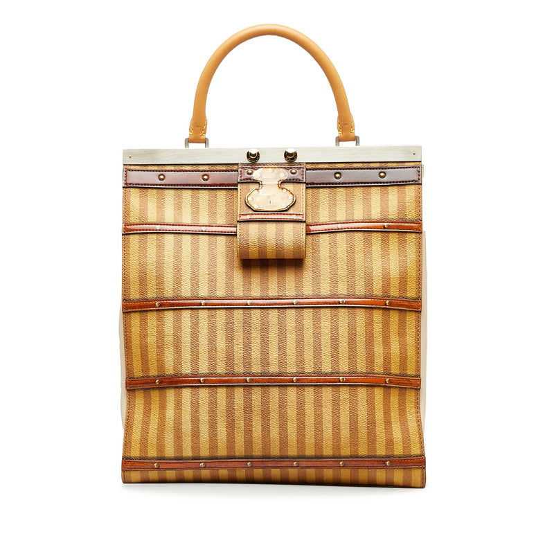 Louis Vuitton Crown Frame GM Trunk Bag Isedan Limited Handbag Shoulder Bag 2WAY Brown PVC Leather Ladies Louis Vuitton