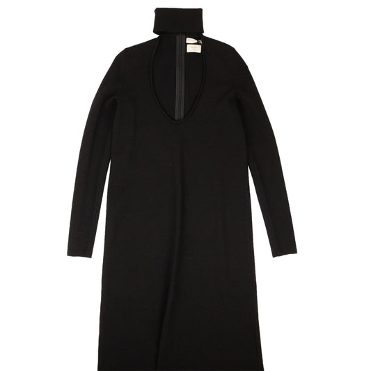 NWT Luxury Bottega Veneta Black Stretch Maxi Dress