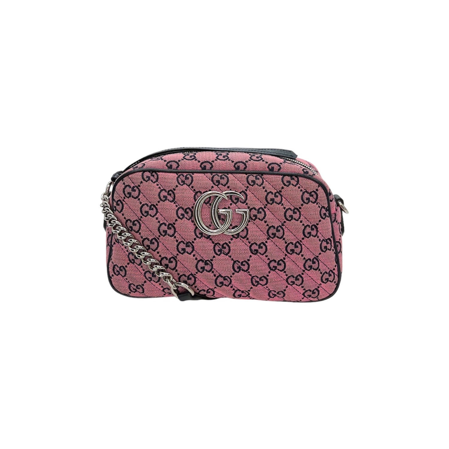 Gucci Monogram Leather Canvas Crossbody