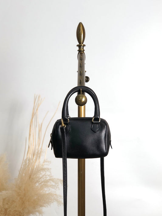 CELINE Two-way Small Handbag Shoulder bag Black tdajcw