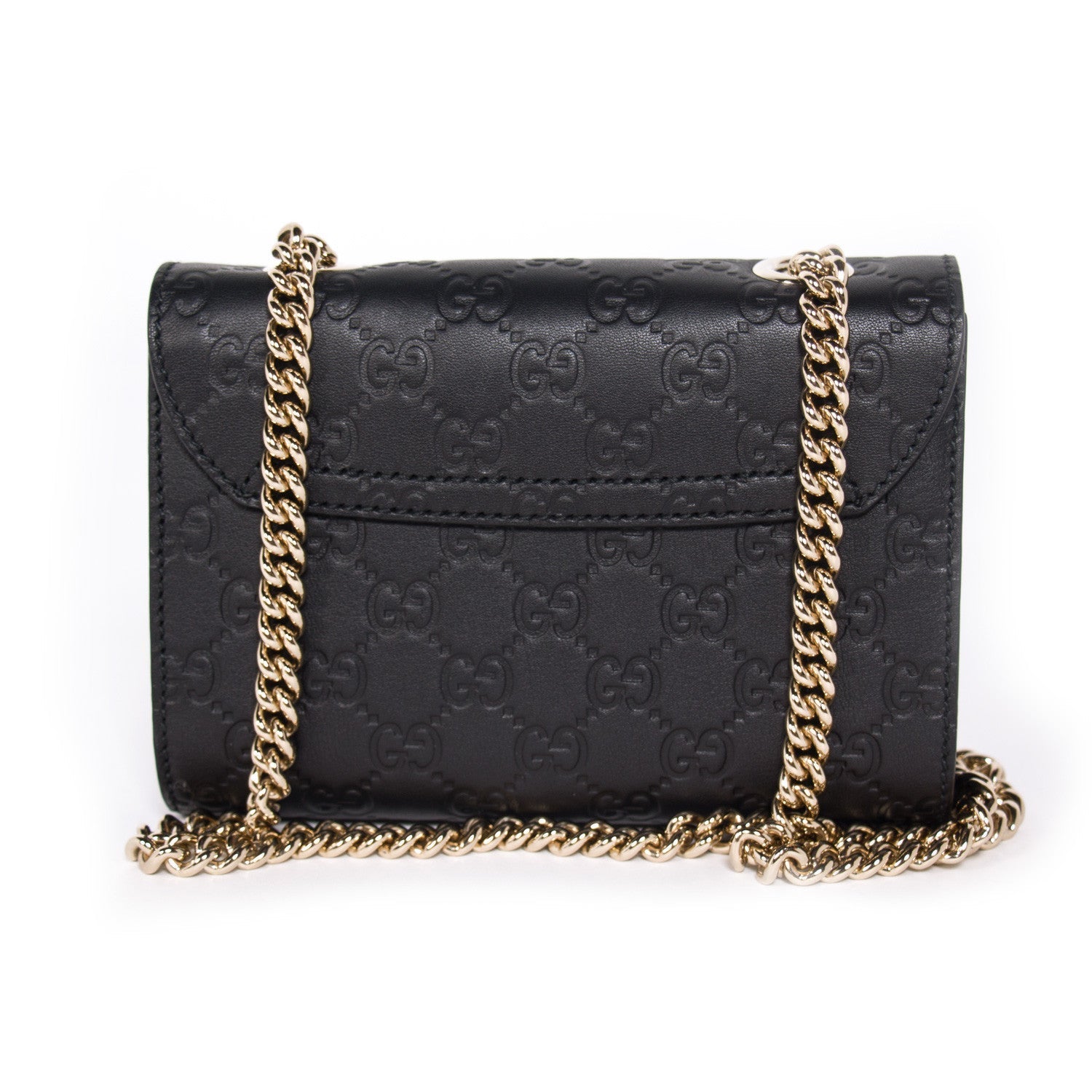 Gucci Guccissima Leather Chain Shoulder Bag Style 9