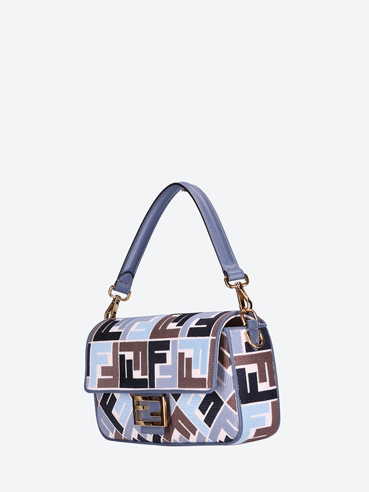 Fendi Women Baguette Canvas Ricamo Handbag