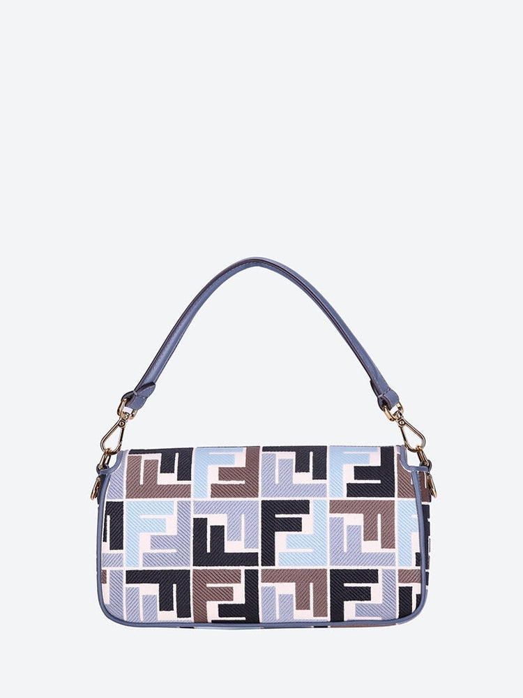 Fendi Women Baguette Canvas Ricamo Handbag