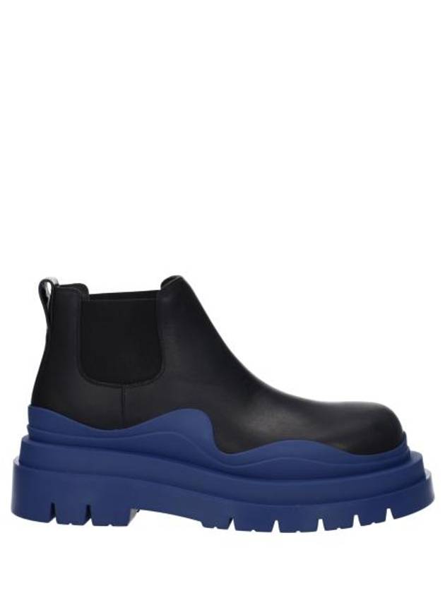 Luxury Bottega Veneta Tire Ankle Chelsea Boots Black Cruise