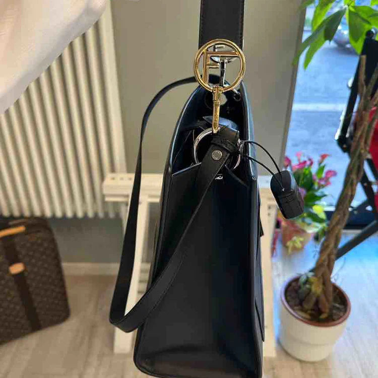Fendi Runaway Bag, Black Leather