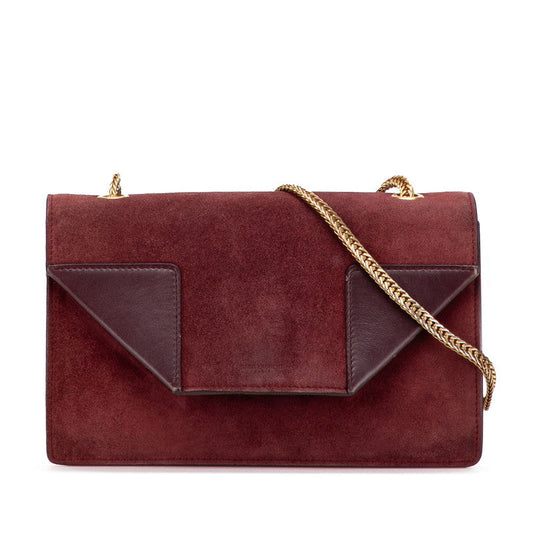 Saint Laurent Betty Suede Leather Chain Shoulder Bag