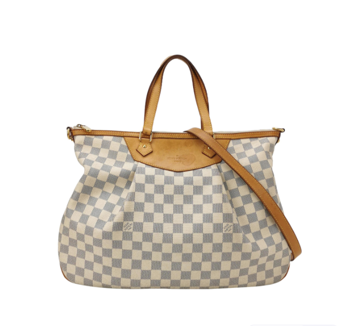 Louis Vuitton (LV) Siracusa Bag white 42cm 250306781093365