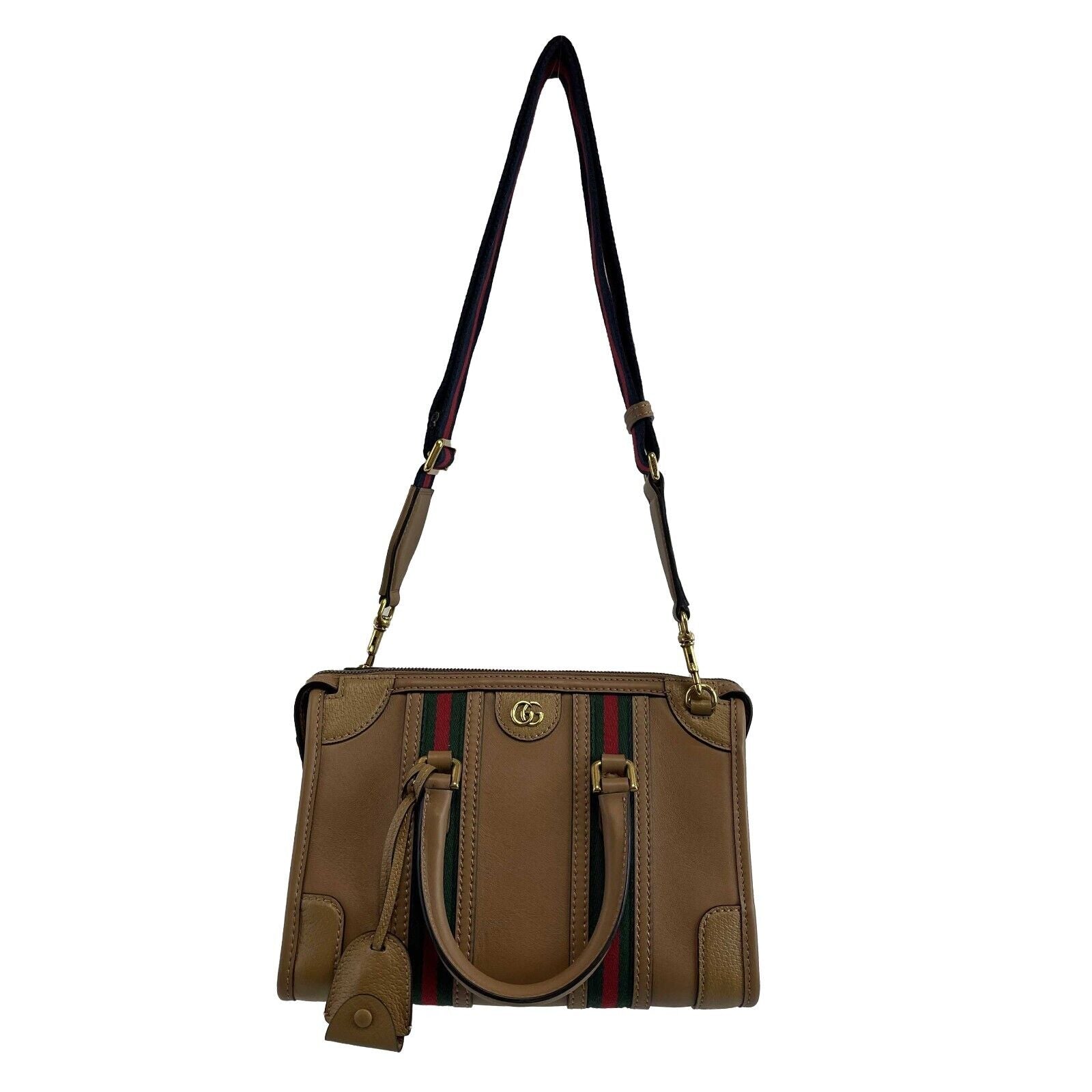 Gucci Leather Canvas Tote