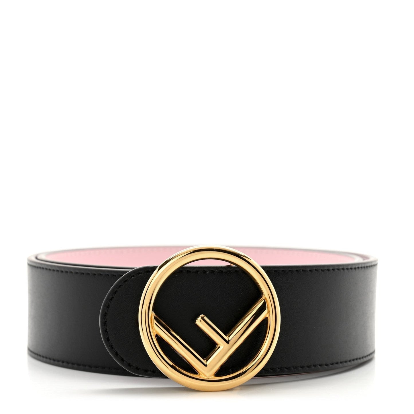FENDI VITELLO LIBERTY F BI-COLOR REVERSIBLE BELT
