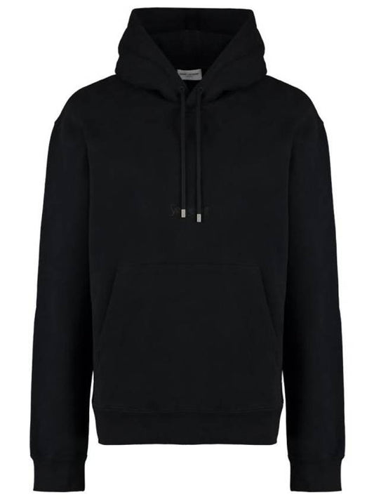 Luxury Saint Laurent Trending 2026 Logo Hoodie Black