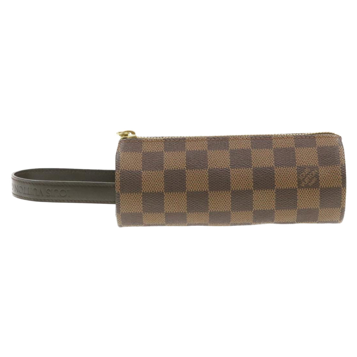 LOUIS VUITTON Damier Ebene Golf Cup 1998 Pouch LV Auth am199b Clutch