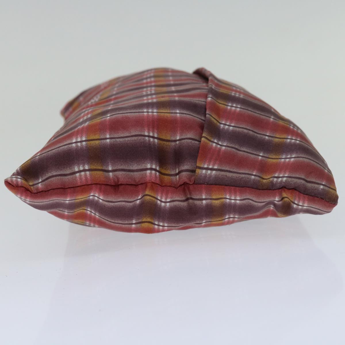 PRADA Clutch Bag Nylon Red Auth