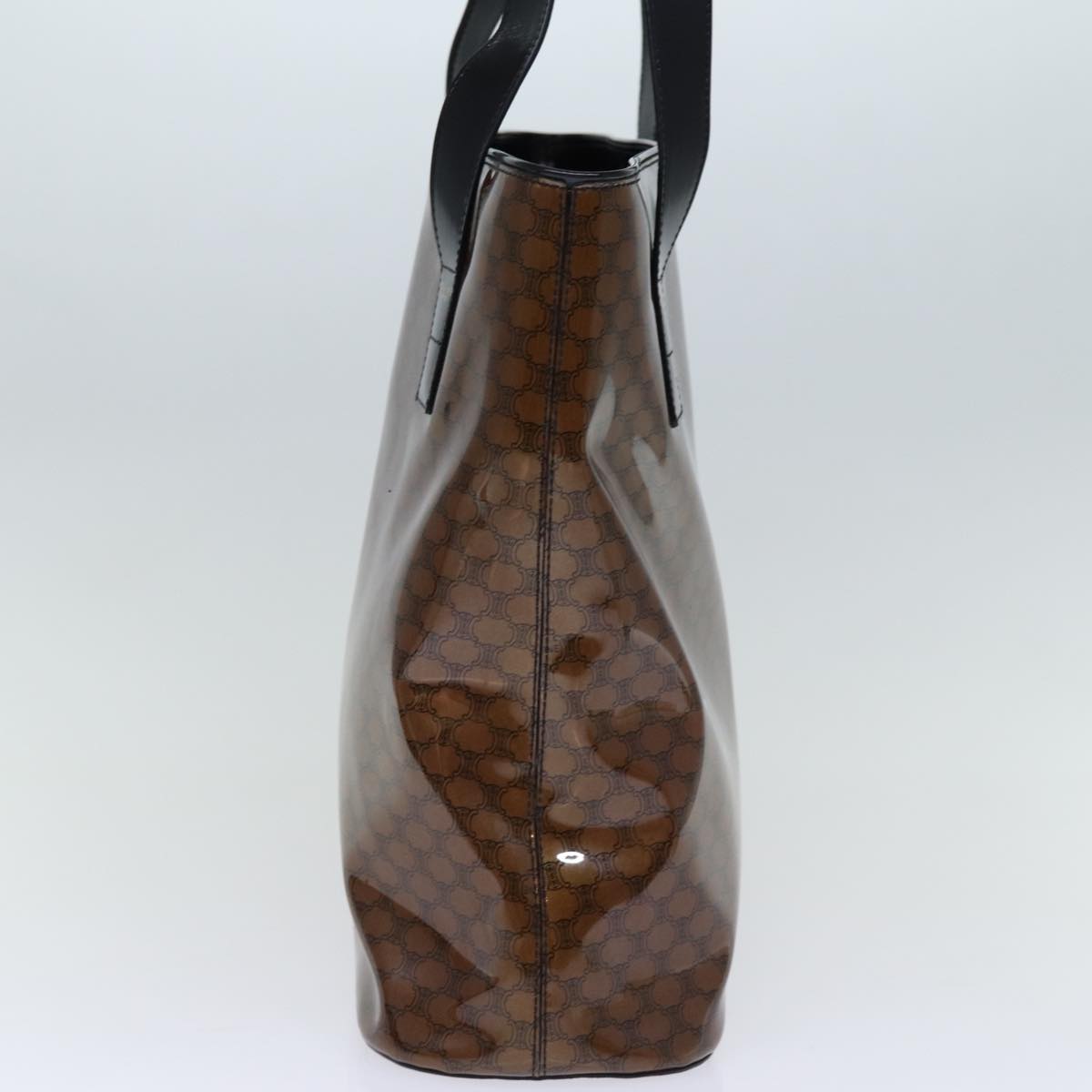 Luxury CELINE Macadam Canvas Tote Bag Brown 14321