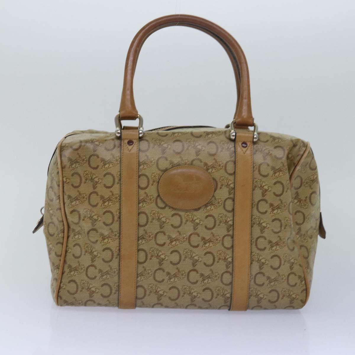 Luxury CELINE Macadam Canvas C Macadam Canvas Shoulder Bag 4Set Beige Navy 14874