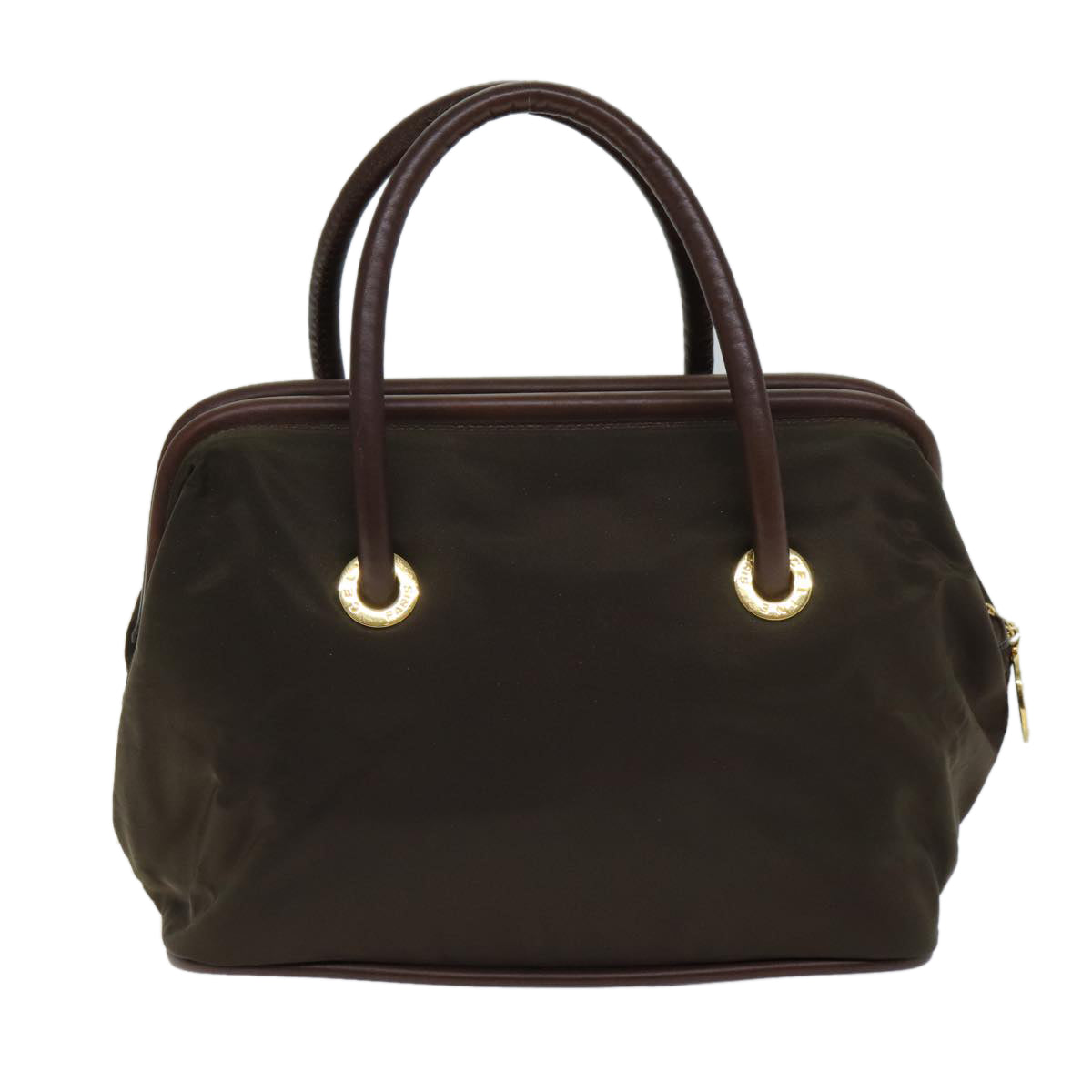 Luxury CELINE Hand Bag Nylon Brown 15033