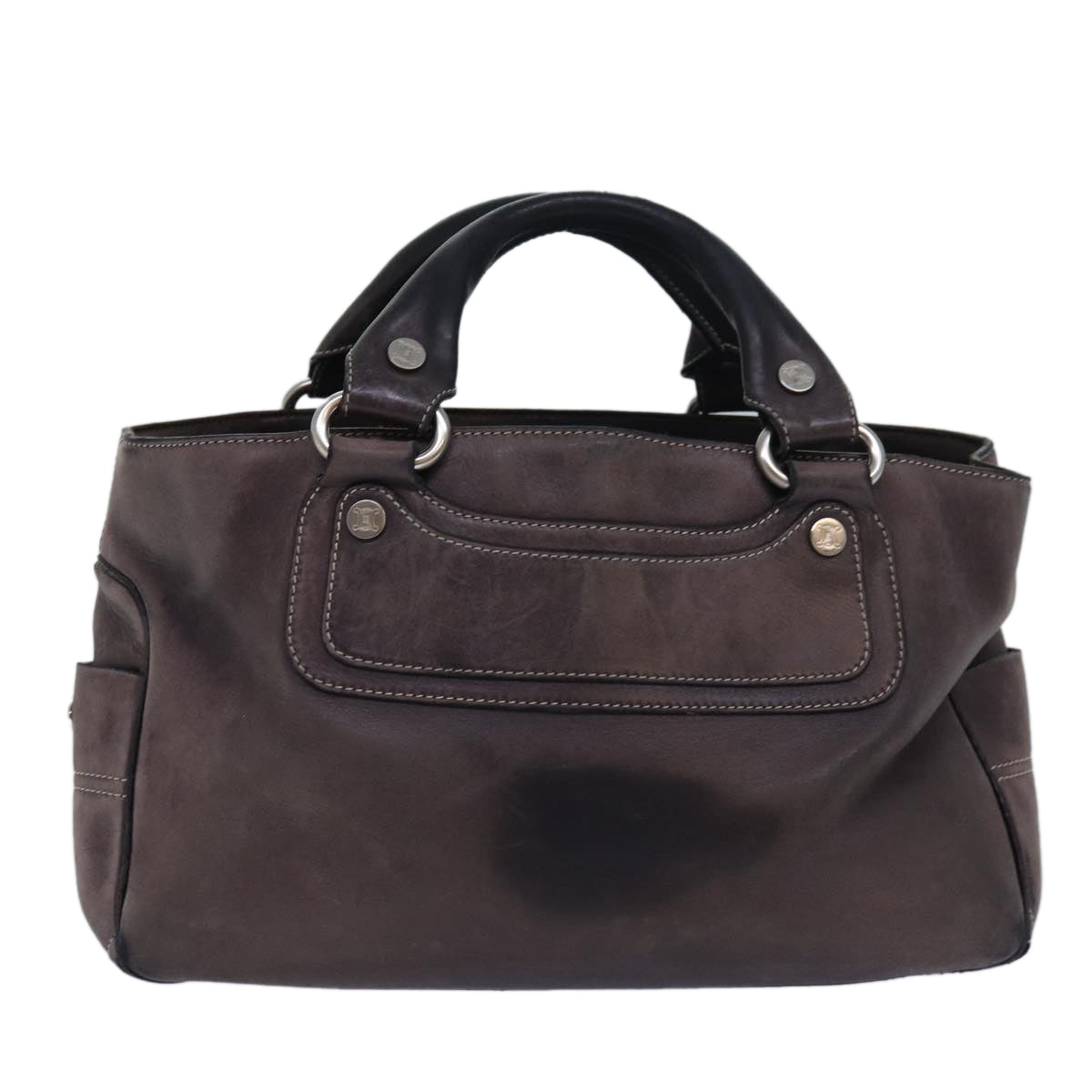 Luxury CELINE Boogie bag Hand Bag Leather Brown 15627